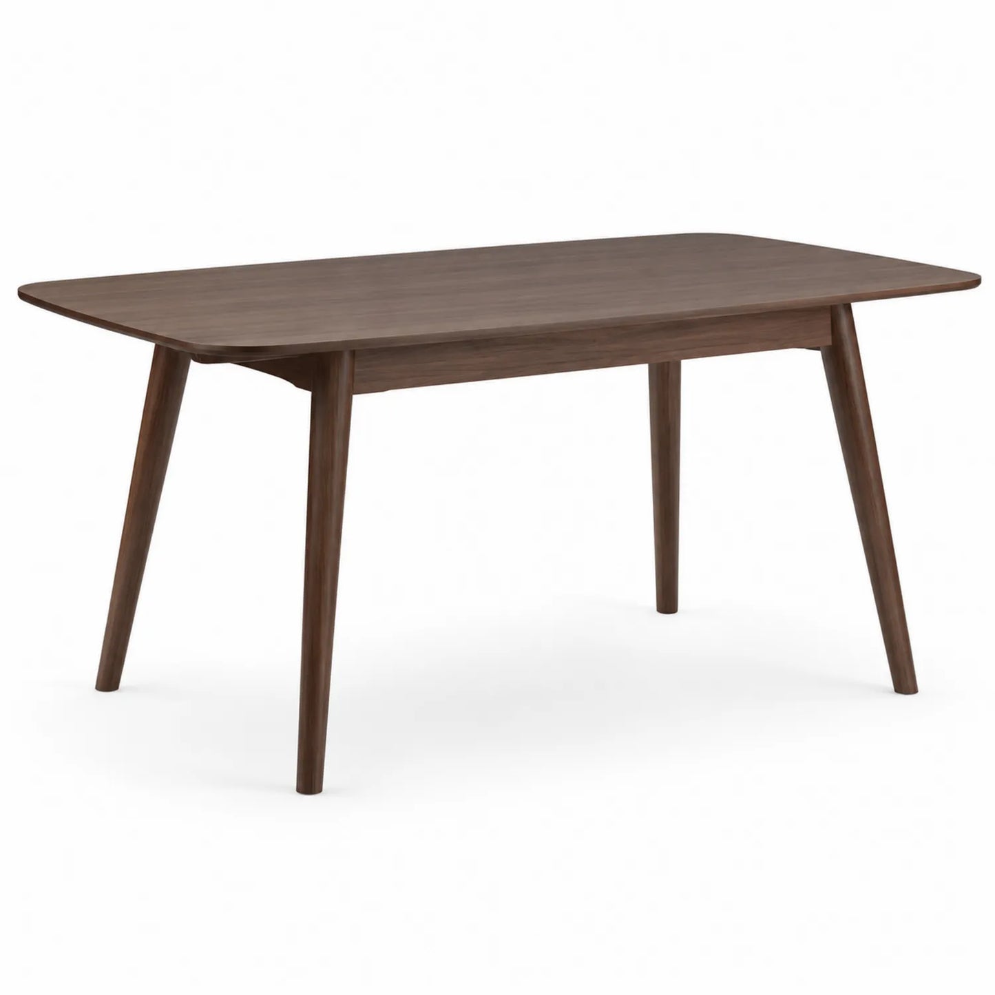 Tavolo da pranzo in legno massello marrone 140x80x75 cm